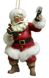 Santa Claus Coca Cola Ornament Christmas Decorations On Sale Today, Online