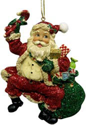 Buy A Santa Christmas Tree Ornament Online Today!