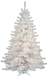 7.5 ft Crystal White Fir Artificial Christmas Tree