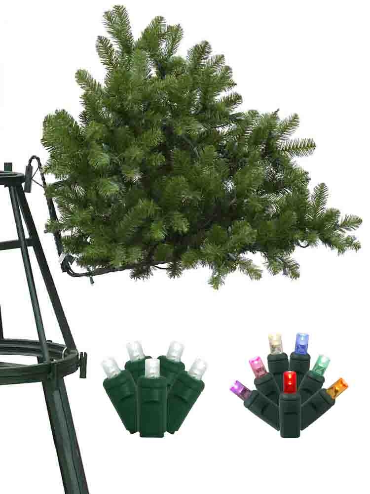 38 to 30 Foot Commercial Christmas Trees Mini LED Lights